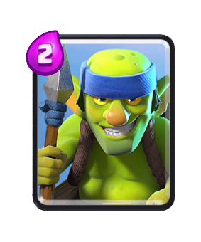 Carte Gobelins à lance Clash Royale (Spear Goblins)