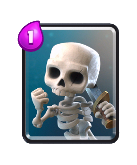 Carte Squelette Clash Royale (Skeletons)