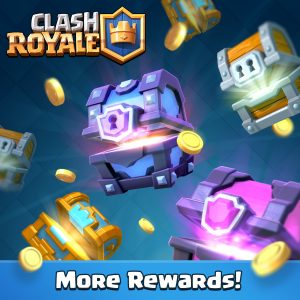 Plus de récompenses sur Clash Royale