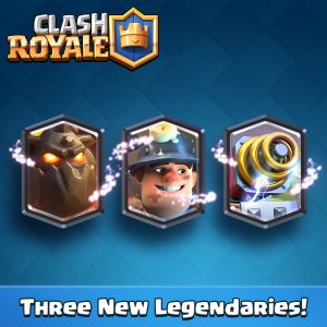 Trois nouvelles cartes légendaires clash royale