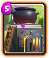 La carte Fournaise de Clash Royale (Furnace)