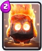 Carte Esprit de feu (Fire spirit) Clash Royale