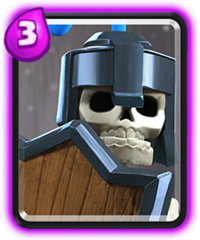 Carte équipe Clash Royale Gardes (Guards)