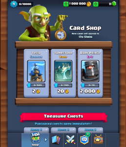 Mise à jour de la boutique Clash Royale