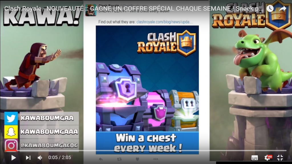 sneak peek 1 clash royale coffre super magique