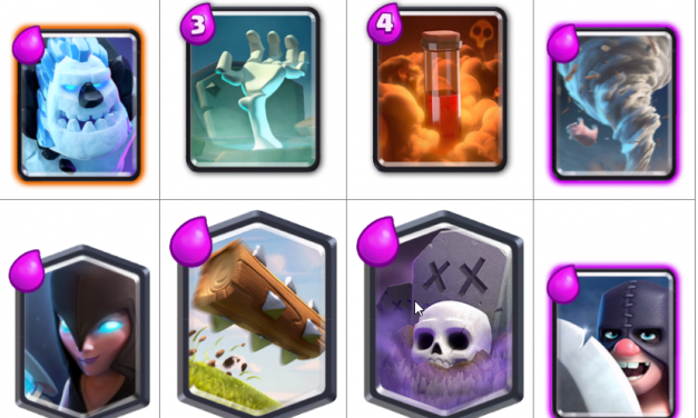 Deck Clash Royale : Sorcière de la nuit / cimetière