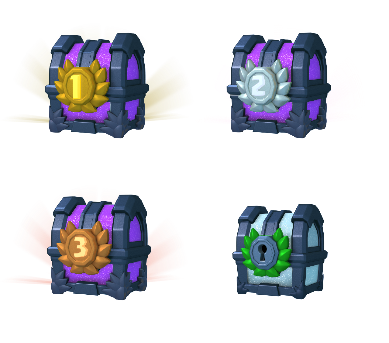 Coffres Clash Royale Cycle, Types et Contenu Wikiclashroyale.fr